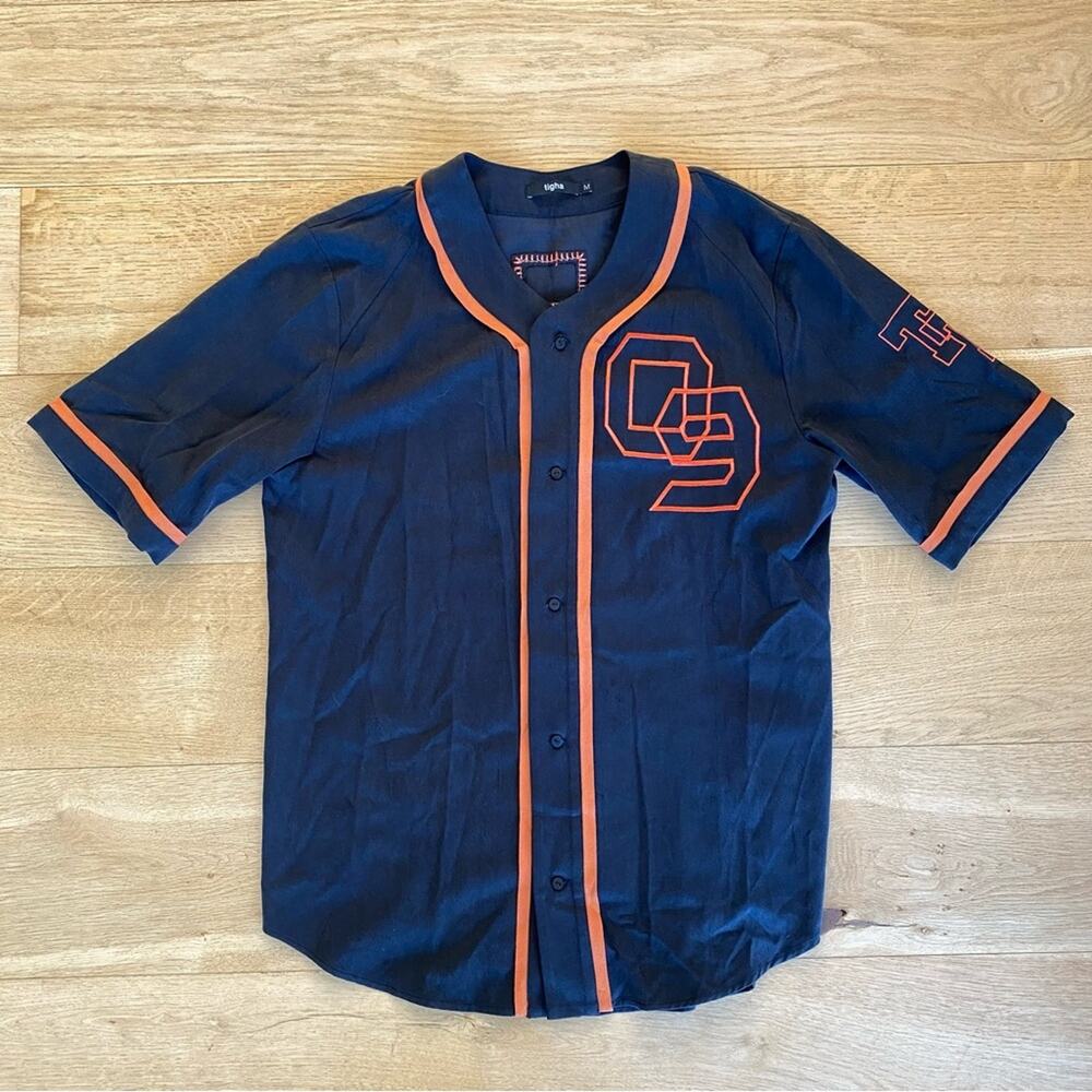 Tigha - Team Tigha 09 Baseball Shirt in Black